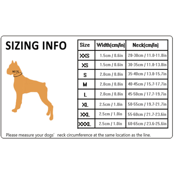 True Love Heavy Duty Reflective Dog Collar Black Xl Dog Collars