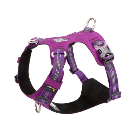 True Love Lightweight Reflective Harness Purple Harnesses