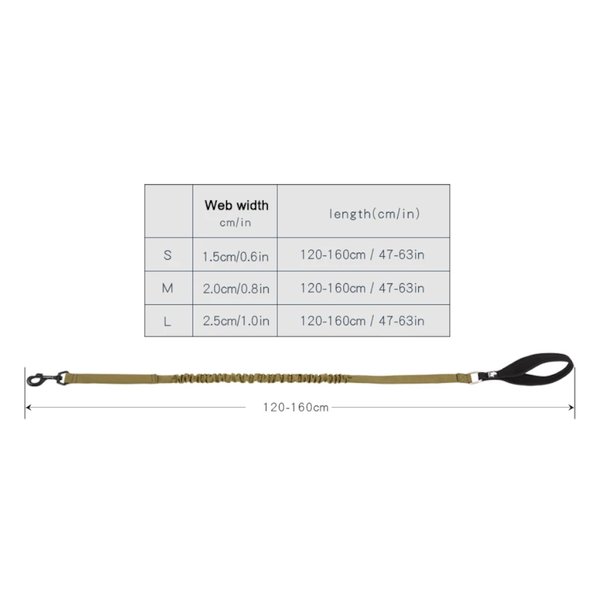 True Love Military Dog Leash 2.5 Cm Width And 1.4 Length Army Green Leads & Head Collars