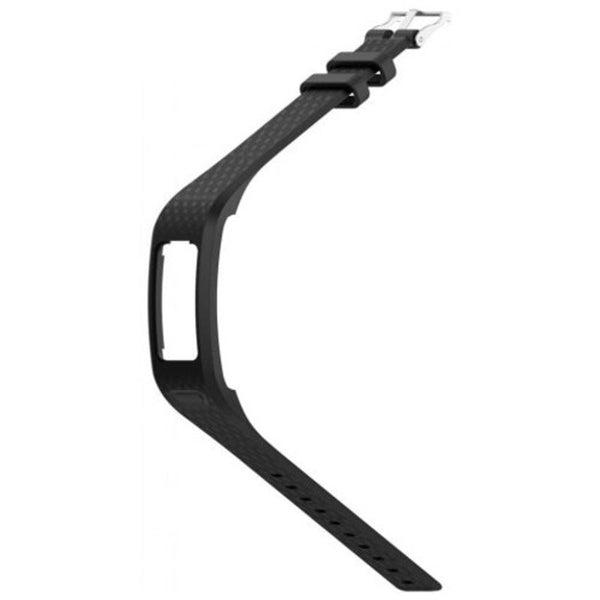 Trumpet Soft Silicone Wrist Strap Replacement Watch Band For Garmin Vivofit 1 / 2 Black Watch Bands