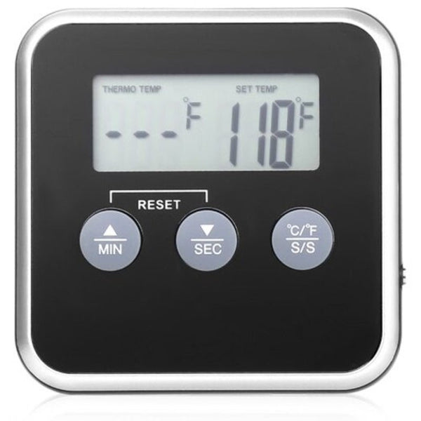 Ts Bn56 Digital Meat Temperature Electronic Thermometer Black Cooking Thermometers