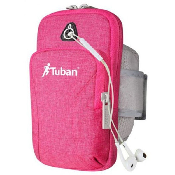 Mobile Phone Sports Arm Bag For Exercising Black Armbands
