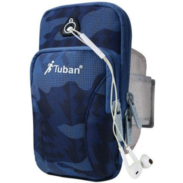 Mobile Phone Sports Arm Bag For Exercising Black Armbands