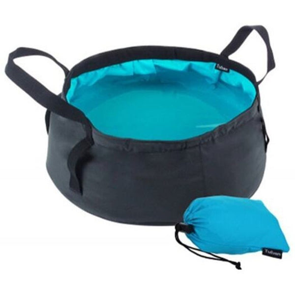 Travel Outdoor Supplies Portable Folding Basin Blue Orchid Camping Wash Basins
