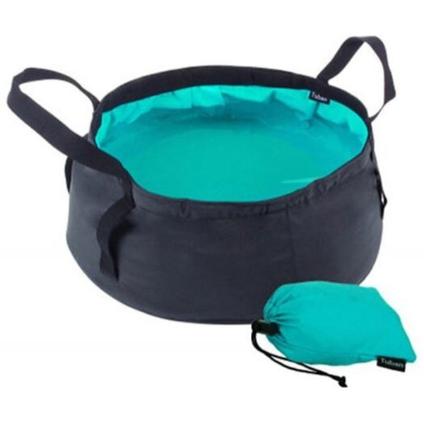 Travel Outdoor Supplies Portable Folding Basin Blue Orchid