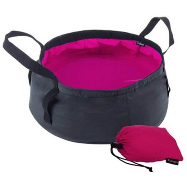 Travel Outdoor Supplies Portable Folding Basin Blue Orchid Camping Wash Basins