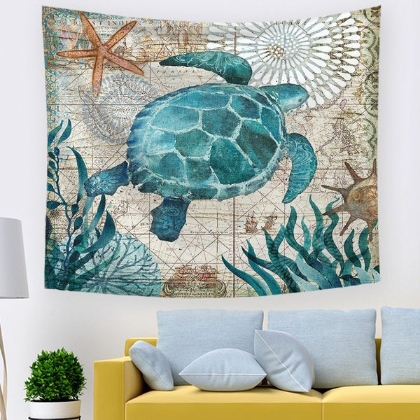 Starfishon Wall Tapestry Wgt Ver Tapestries