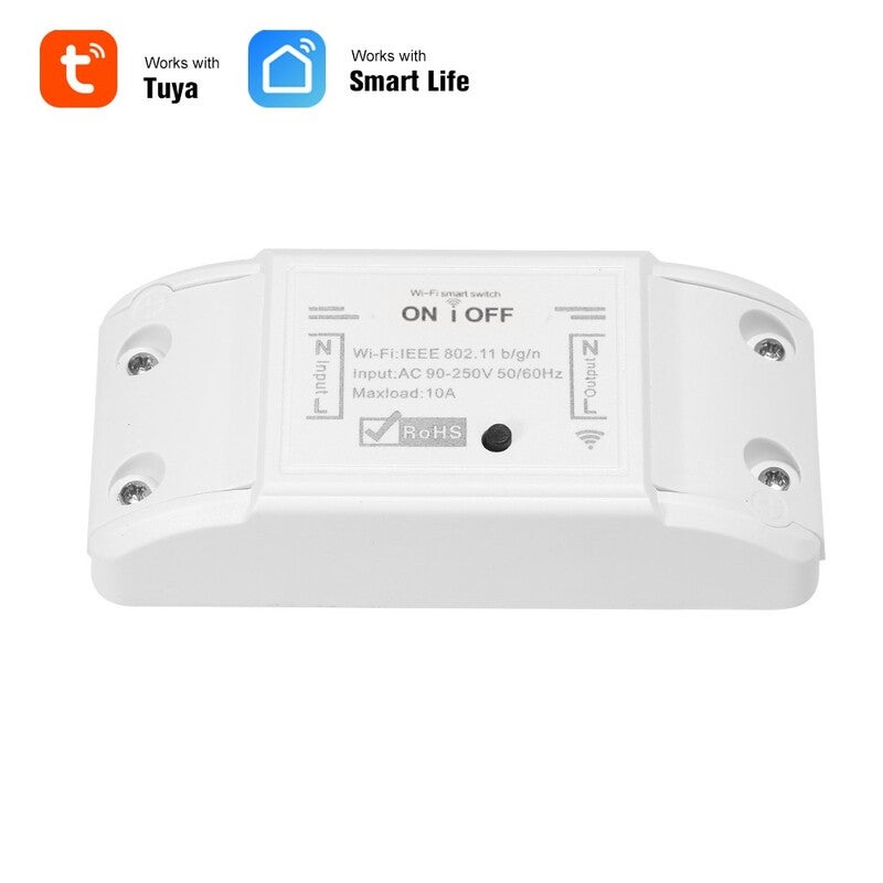 Electrical Switches & Dimmers Wifi Smart Switch 10A / 2200W Wireless Remote Timer White