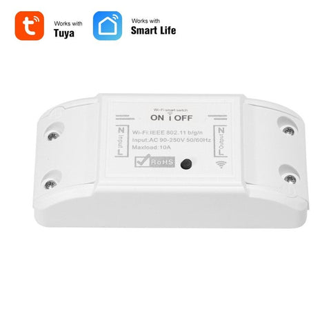 Wifi Smart Switch 10A / 2200W Wireless Remote Timer White