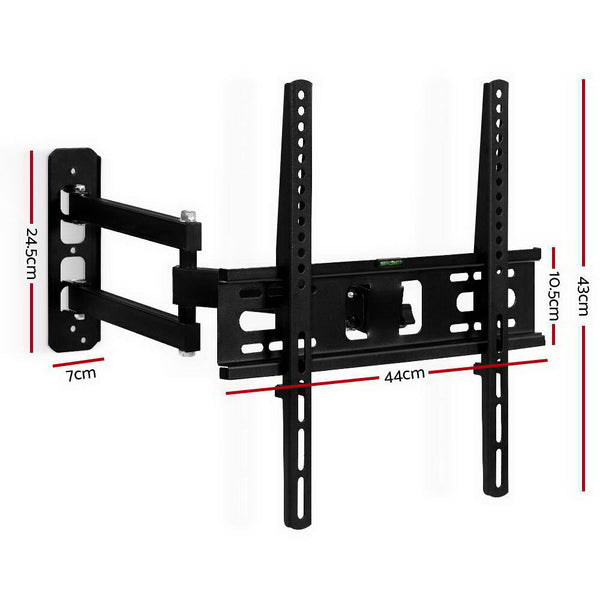 Artiss Tv Wall Mount Bracket Tilt Swivel Full Motion Flat Slim Led Lcd 23 Inch To 55 Tv Stands & Mounts