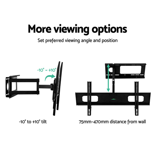 Artiss Full Motion Tv Wall Mount Bracket Swivel Led Lcd Plasma Vesa 32 70 Inch Tv Stands & Mounts