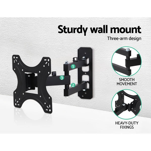 Artiss Tv Wall Mount Bracket Tilt Swivel Full Motion 32 37 42 Inch Plasma Screen Lcd Tv Stands & Mounts