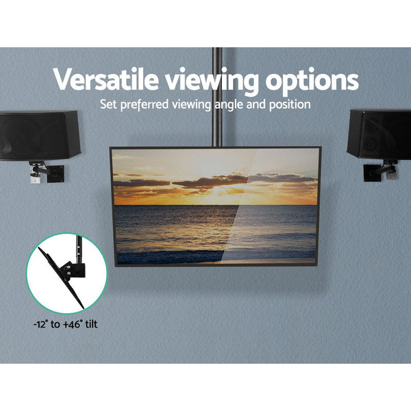 Artiss Tv Wall Ceiling Mount Bracket Full Motion Tilt Swivel 32 42 50 55 60 65 70 75 Inch Tv Stands & Mounts