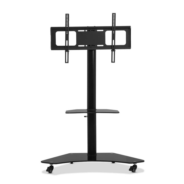 Artiss Floor Tv Stand Bracket Mount Swivel Height 32 To 70 Inch Black Tv Stands & Mounts