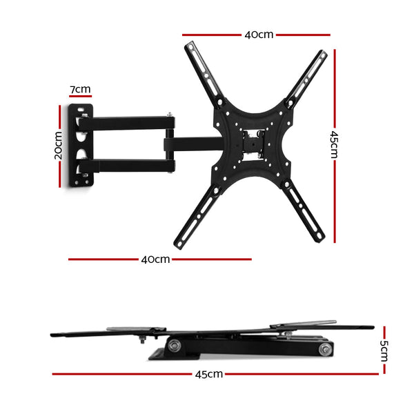Artiss Tv Wall Mount Monitor Bracket Swivel Tilt 24 32 37 40 42 47 50 Inch Led Lcd Tv Stands & Mounts
