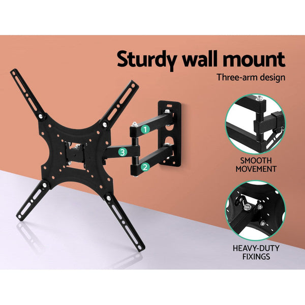 Artiss Tv Wall Mount Monitor Bracket Swivel Tilt 24 32 37 40 42 47 50 Inch Led Lcd Tv Stands & Mounts