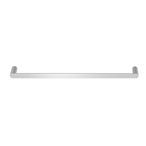 Devanti Towel Rail Rack Holder Single 600Mm Wall Mounted Stainless Steel Silver Towel Racks