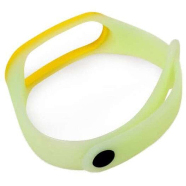 Two Color Luminous Replacement Wrist Strap For Xiaomi Mi Band 3 Mint Green