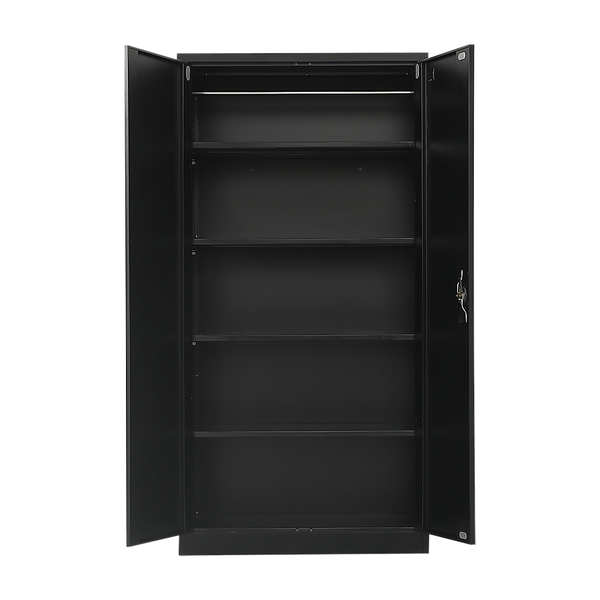 Randy & Travis Machinery Two Door Metal Cabinet Shelf Storage For Home Office Gym Tool Cabinets & Cupboards