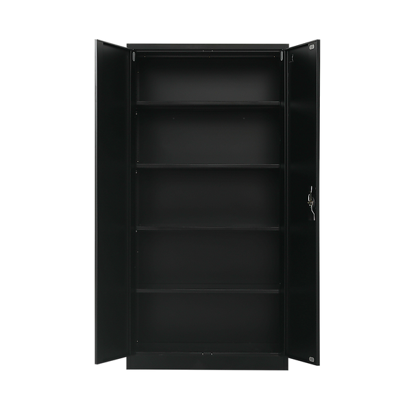 Randy & Travis Machinery Two Door Metal Cabinet Shelf Storage For Home Office Gym Tool Cabinets & Cupboards