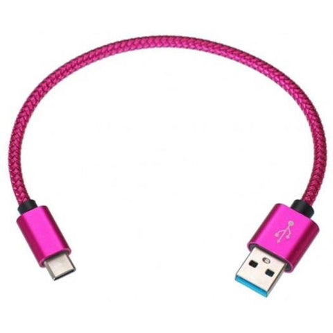 Type C Cable For Xiaomi Usb Cables Charger Data Rose Red