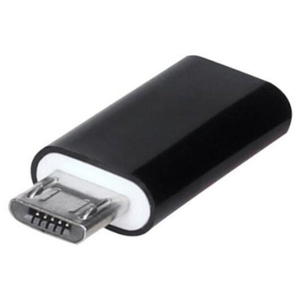 Type C Female Connector To Micro Usb 2.0 Male 3.1 Converter Black Cables & Adapters