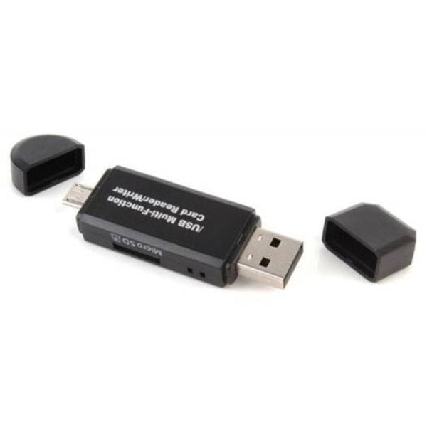 Type C Micro 3 In 1 Card Reader High Speed Usb2.0 Universal Black Cables & Adapters