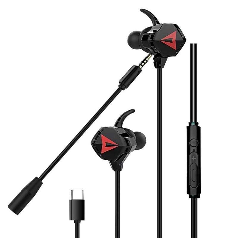 Televisions Type C Plug Pc Gaming Headset Earphone Headphone For Ps4 X Box One Nintendo Switch Laptop In Headphones Black Headsets