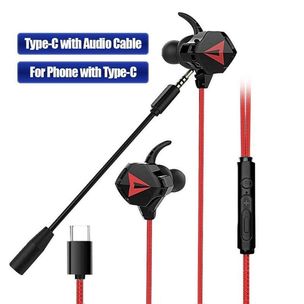 Televisions Type C Plug Pc Gaming Headset Earphone Headphone For Ps4 X Box One Nintendo Switch Laptop In Headphones Red