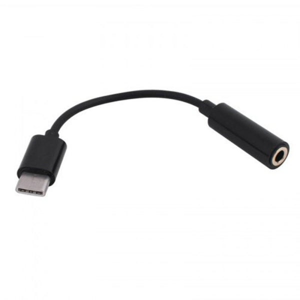Type C To 3.5 Mm Headphone Jack Adapter Cable Black Cables & Adapters