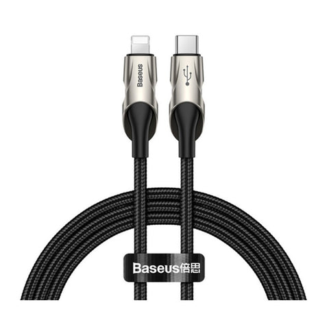 Type C To Lightning 8 Pin Pd Flash Charging Data Cable 18W Nylon Braided Fast Suitable For Apple 12 Series Black