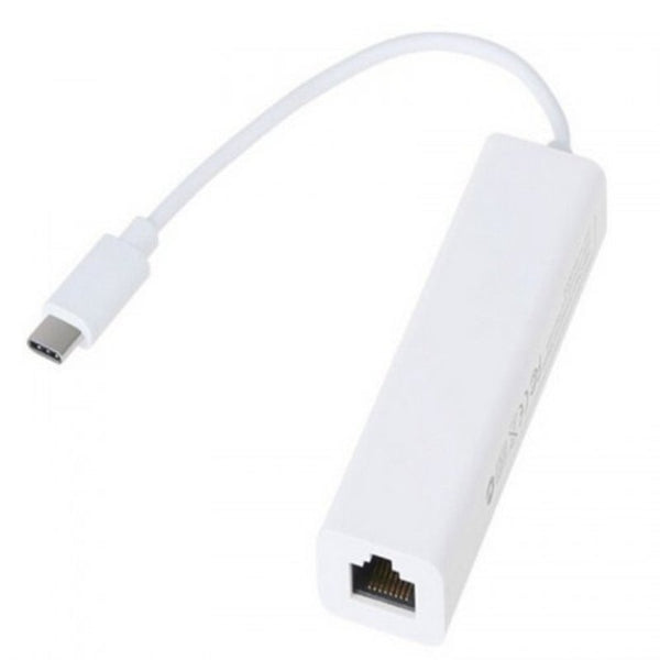 Type C To Rj45 Ethernet Card 2.0 Usb 3 Port Hub 100 Mbp Band Line Network White Usb Cables Hubs & Adapters