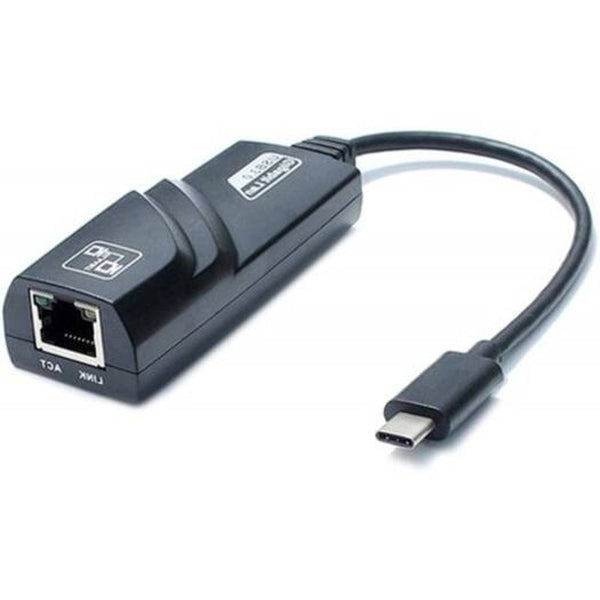 Type C Usb 3.1 To Rj45 Gigabit Lan Converter Adapter Black Usb Cables Hubs & Adapters