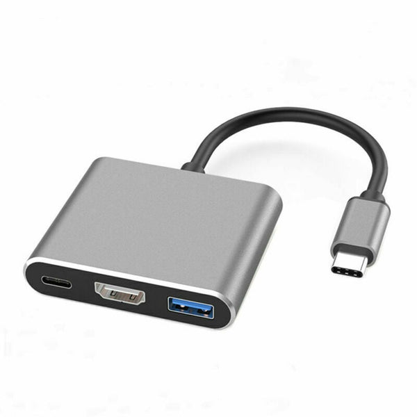 Type C Usb 3.1 To 4K Hdmi 3.0 Pd Charging Adapter Cable Hub For Macbook Pro Air Switch Ps34 Laptop Usb Cables Hubs & Adapters