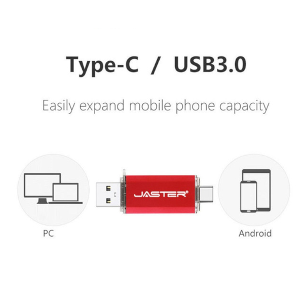 64Gb Type C 3.1 Port Usb 3.0 Memory Flash Stick