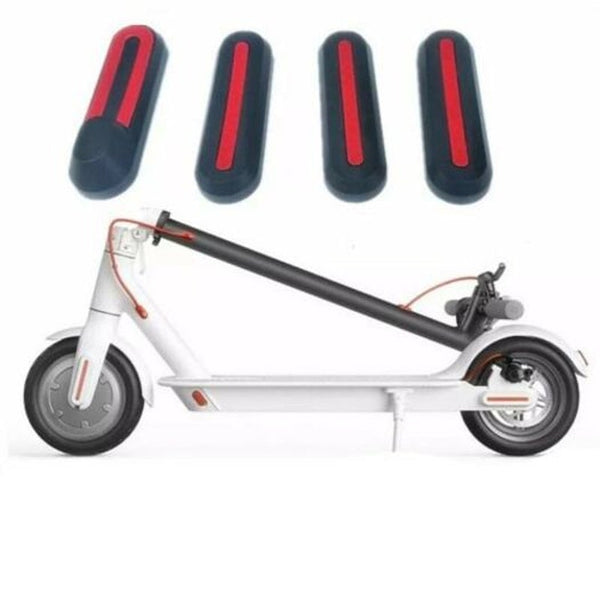 U / I Shaped Front Rear Wheel Cover Sticker For Xiaomi Electric Scooter M365 Black