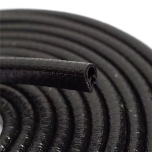 U Shape Car Door Edge Trim Rubber Seal Protector Guard Strip 4M For Boat Universal Black Mouldings Trim