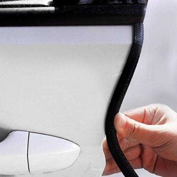 U Shape Car Door Edge Trim Rubber Seal Protector Guard Strip 4M For Boat Universal Black Mouldings Trim