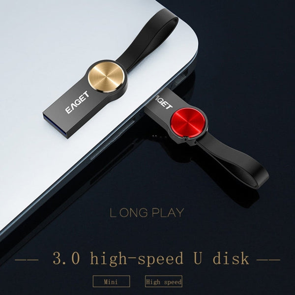 U80 32Gb Usb 3.0 Waterproof Shockproof Disc Shape Disk Red
