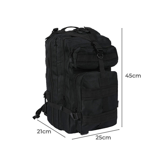 Slimbridge 40L Military Tactical Backpack Black Backpacks