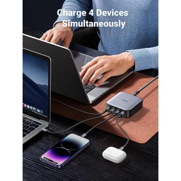Ugreen 15613 100W Usb C Charger Nexode 4 Port Gan Ii Charging Station Chargers & Cradles