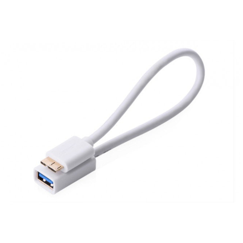 Micro Usb 3.0 Cable For Samsung Note 3/S4/S5 - White (10817)