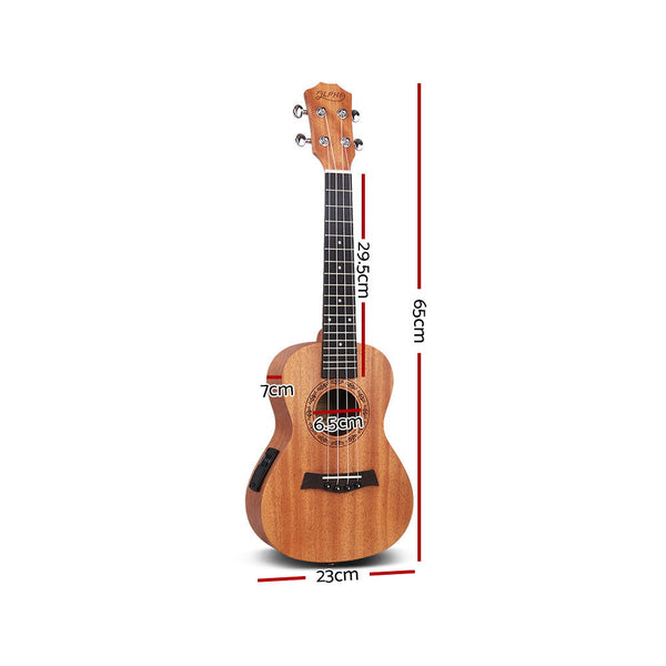 Ukuleles Alpha 26 Inch Tenor Ukulele Electric Mahogany Ukeleles Hawaii Guitar With Eq