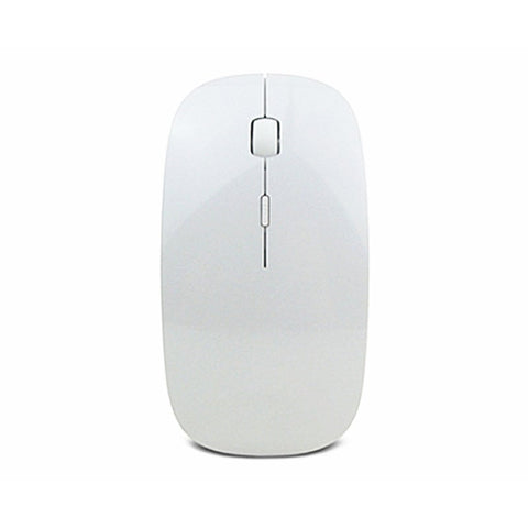 Ultra Thin Wireless Mouse For Notebook Computer White Mice Trackballs & Touchpads