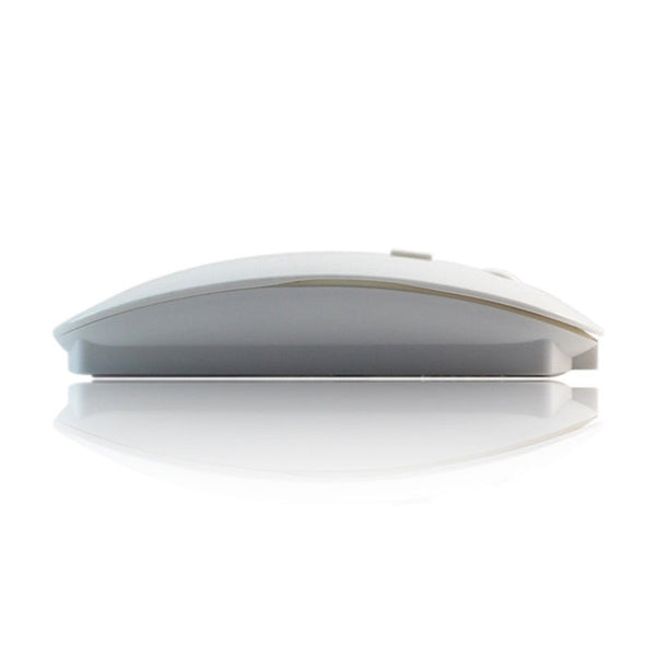 Ultra Thin Wireless Mouse For Notebook Computer White Mice Trackballs & Touchpads