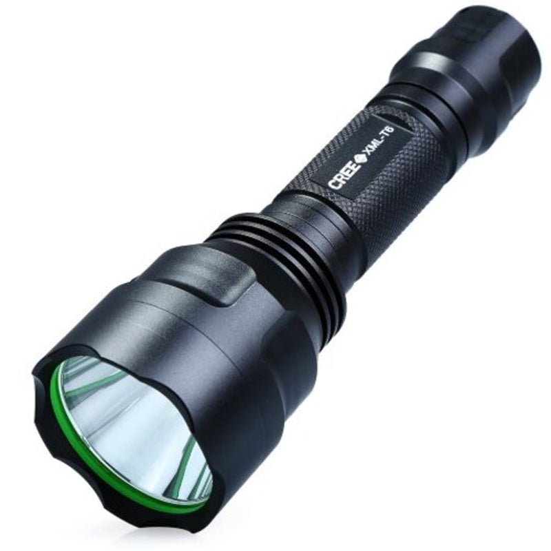 C8 Cree Led Waterproof Flashlight Black Flashlights