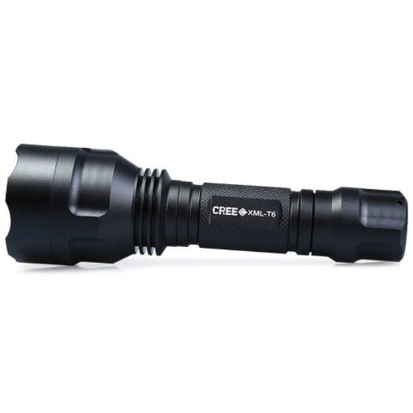 C8 Cree Led Waterproof Flashlight Black Flashlights