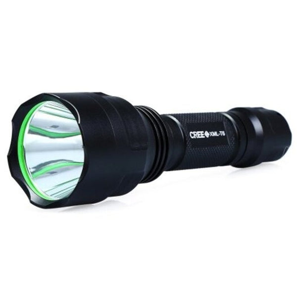 C8 Cree Led Waterproof Flashlight Black Flashlights