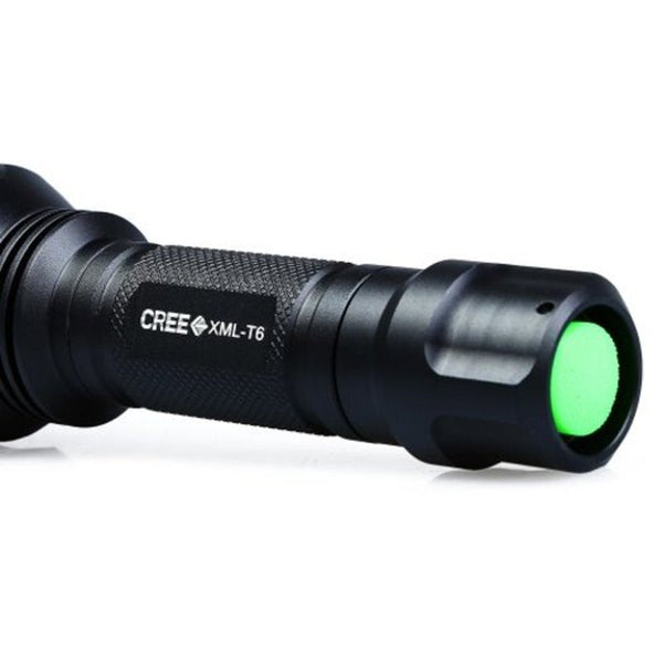 C8 Cree Led Waterproof Flashlight Black