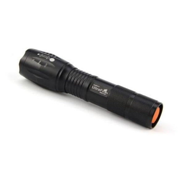 Mini A100 Xm L2 800Lm 5 Position Retractable Light Flashlight Black